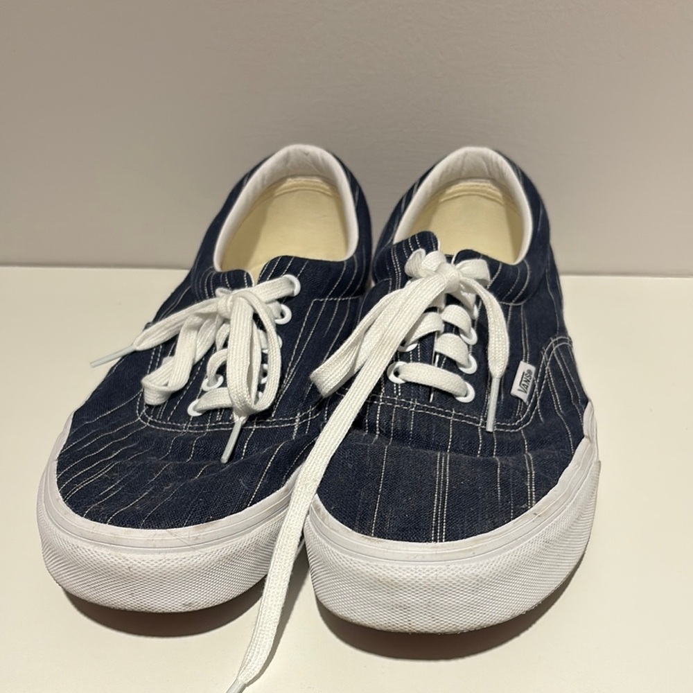 Vans  Blue Canvas Sneakers